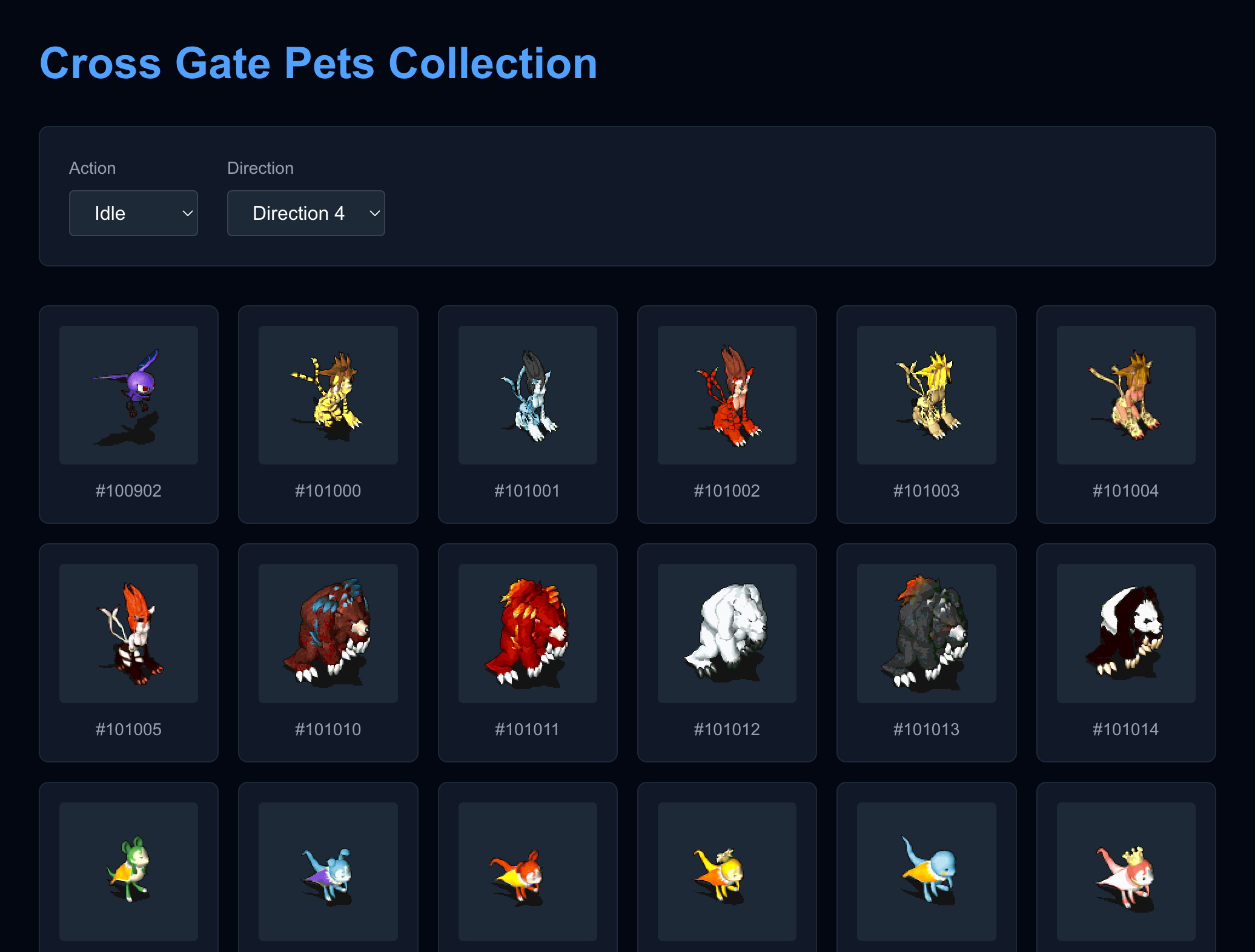 Cross Gate Pet Viewer